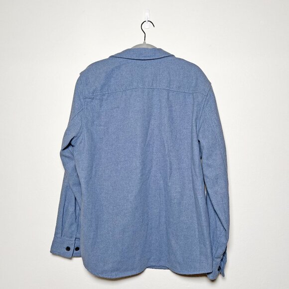 H&M Blue Lightweight Shirt Jacket Size L - Picture 2 of 6